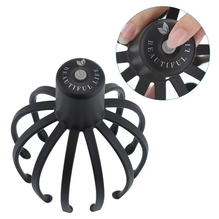 Electric Scalp Massager with 3 Modes, 360 Degree Head Massager, Cordless Portable Head Scratcher for Stress Relax