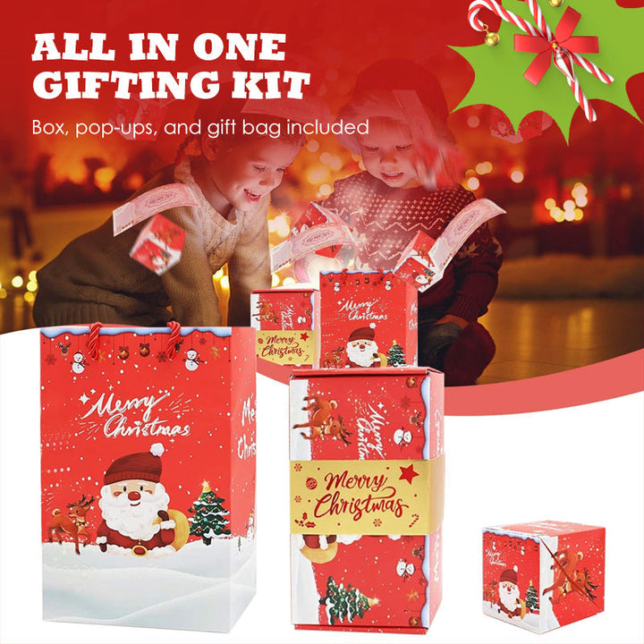 Christmas Surprise Pop-Up Gift Box – DIY Explosion Money Box
