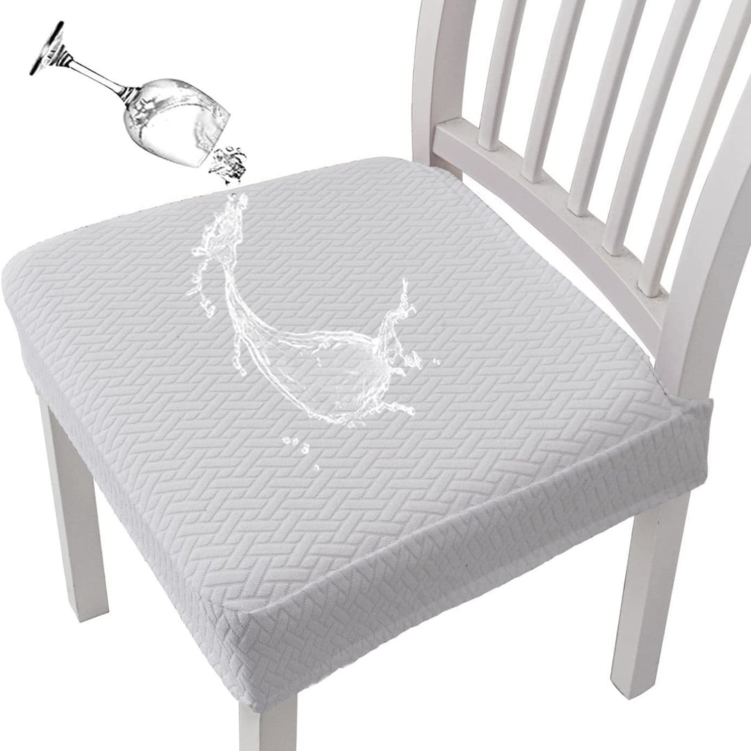 Waterproof Jacquard Chair Covers - Spill-Proof &amp; Easy to Wash