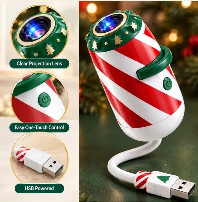 Christmas Car Window Projector Light – Festive Scenes on Glass