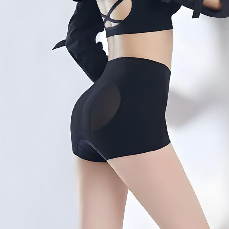 Mid-Waist Short Booty-Lift Shaping Panties – Tummy &amp; Hip Control