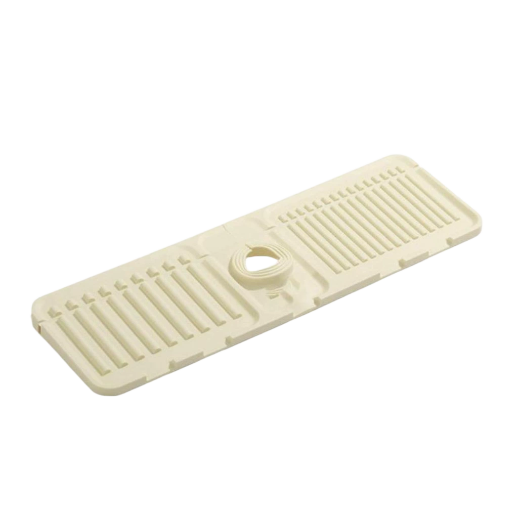 Sloped Sink Splash Guard Mat | Kitchen &amp; Bathroom Faucet Draining Mat