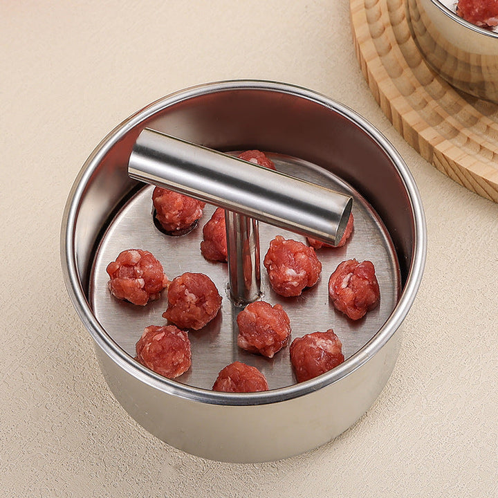Stainless Steel Meatball Maker 12-Hole – Press &amp; Pop Mould