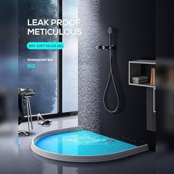 Collapsible Shower Water Dam – Flexible Threshold Barrier for Dry Floors