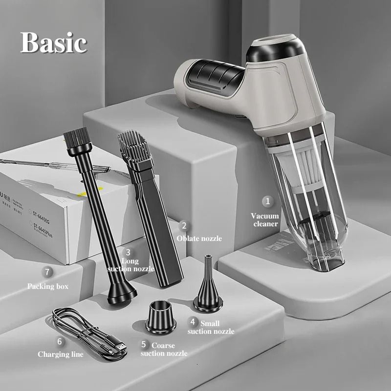 Portable Car Vacuum Cleaner &amp; Electric Air Blower