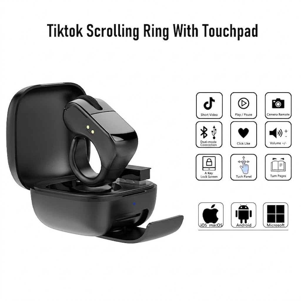 Hands-Free Smart Scrolling Ring | Stop Sore Arms