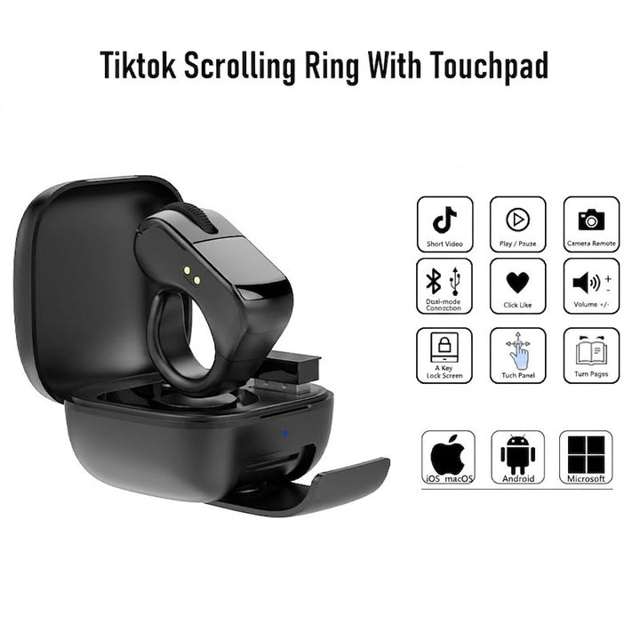 Hands-Free Smart Scrolling Ring | Stop Sore Arms