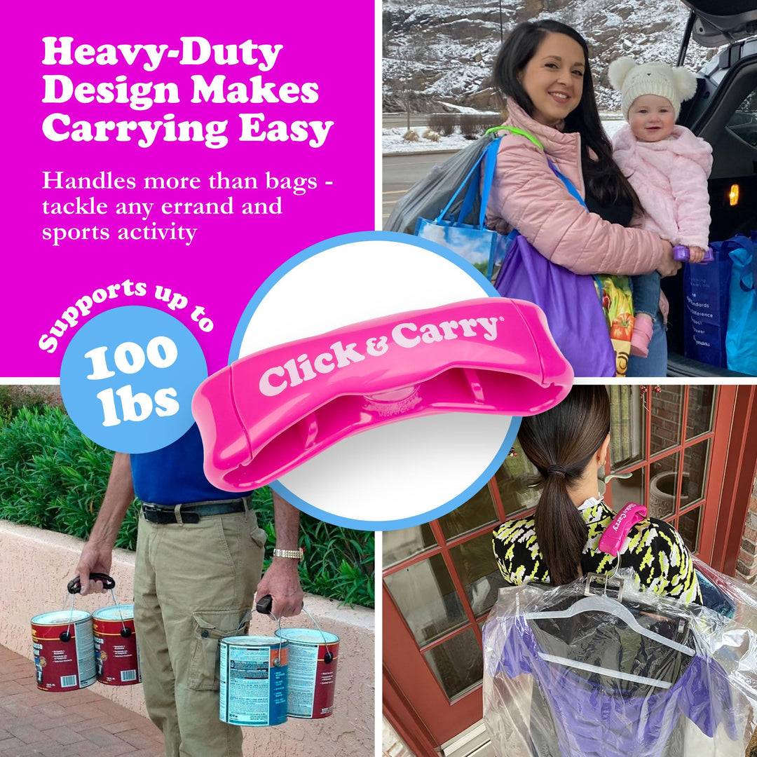 （2-Pack）Bag Carrier Handle - Padded Grip for Groceries &amp; Buckets