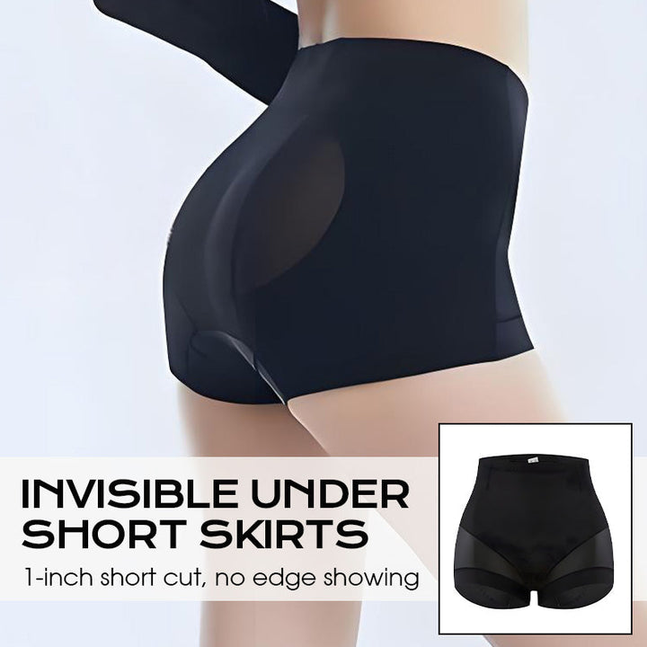 Mid-Waist Short Booty-Lift Shaping Panties – Tummy &amp; Hip Control