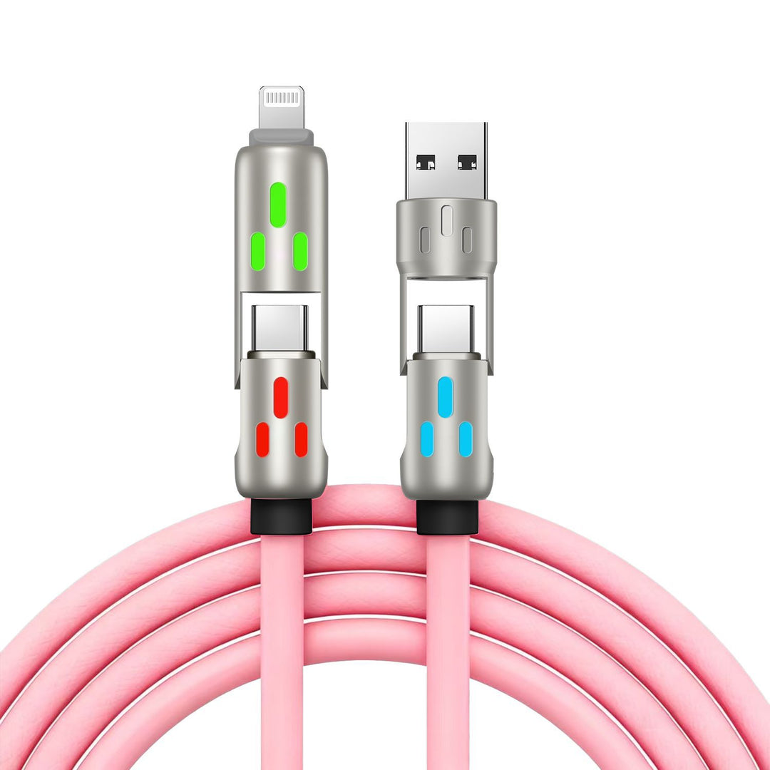 6.6FT 4-in-1 USB C Cable 240W – Fast Charging Cable for All Devices