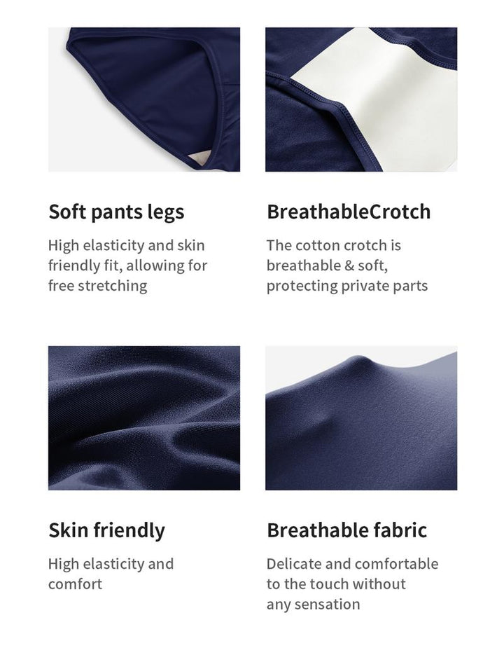 (Buy 1 Get 3)High-Waist Cross Tummy Control Panties – Plus-Size Friendly