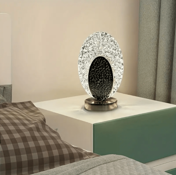 Elegant table lamp in peacock design - Velloraco