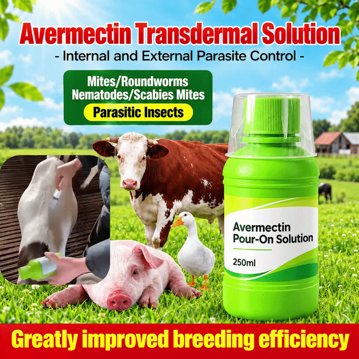 Ivermectin Pour-On Solution 250ml – Livestock Parasite Control