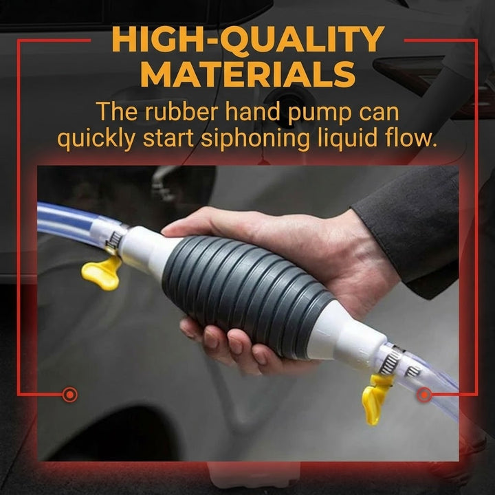 Emergency Gas Siphon Pump | No Mouth Sucking Fluid Transfer Tool
