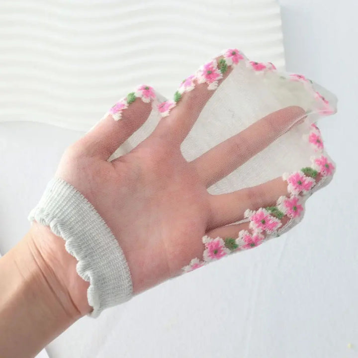 Floral Breathable Summer Socks for All-Day Comfort