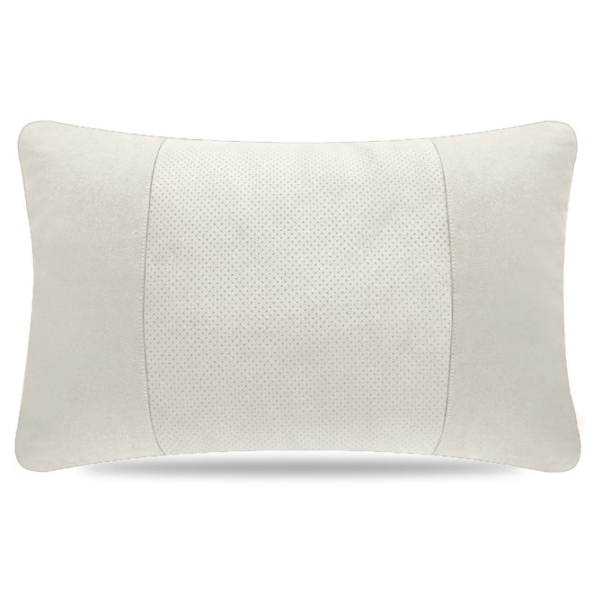 Maybach-Style Alcantara Neck Pillow – Ergonomic Headrest Support Cushion
