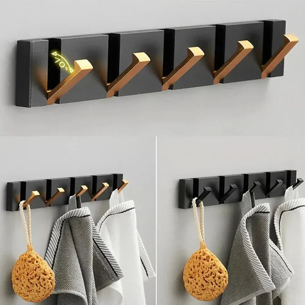 Foldable Stainless Steel Wall Hook Space - Saving - Velloraco