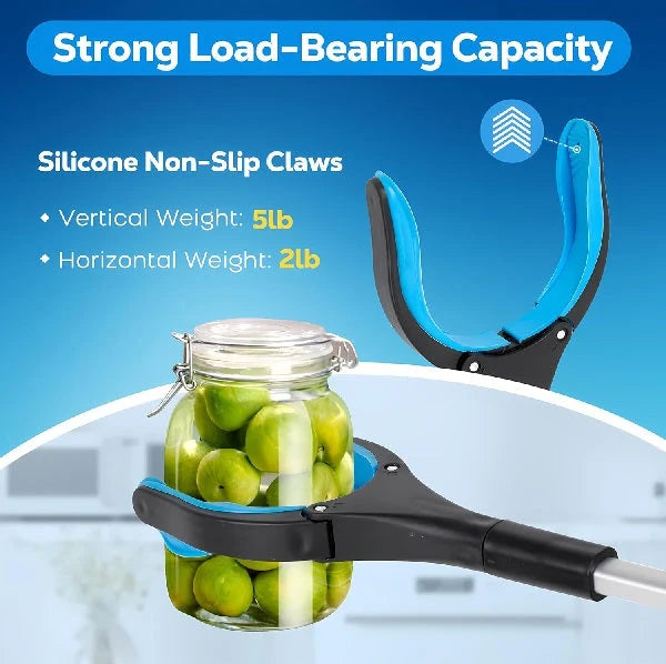 32-Inch Foldable Reacher Grabber Tool with Magnetic Rotating Jaw
