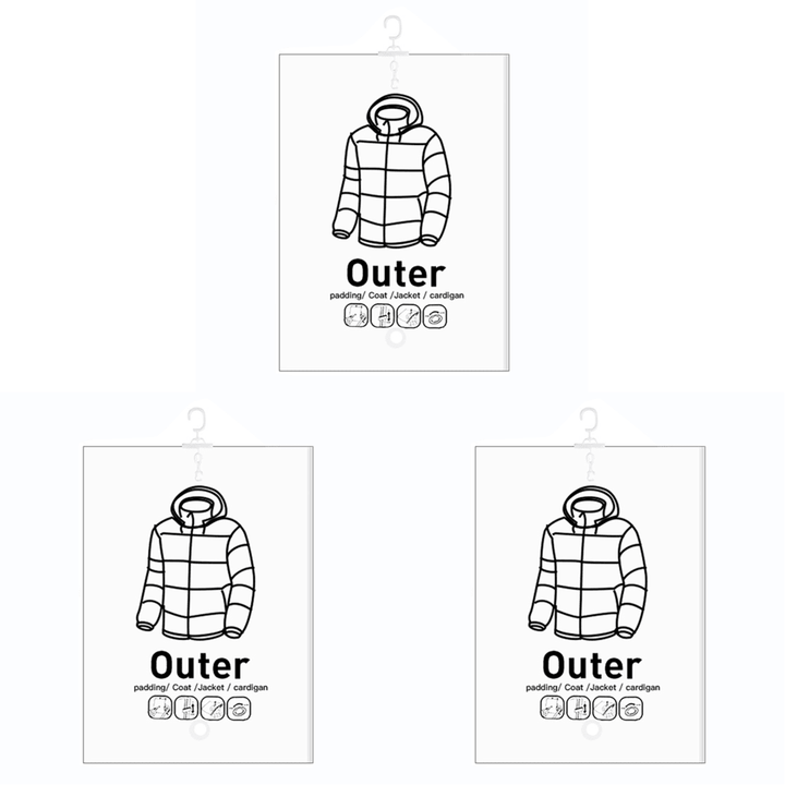 Hanging Vacuum Storage Bags: Heavy - Duty Space - Saver System for Coats &amp; Jackets - Velloraco