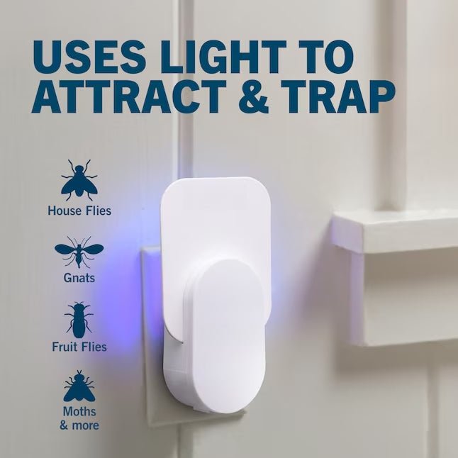 Home Indoor Flying Insect Trap for Fruit Flies, Gnats, Moths, House Flies - Velloraco