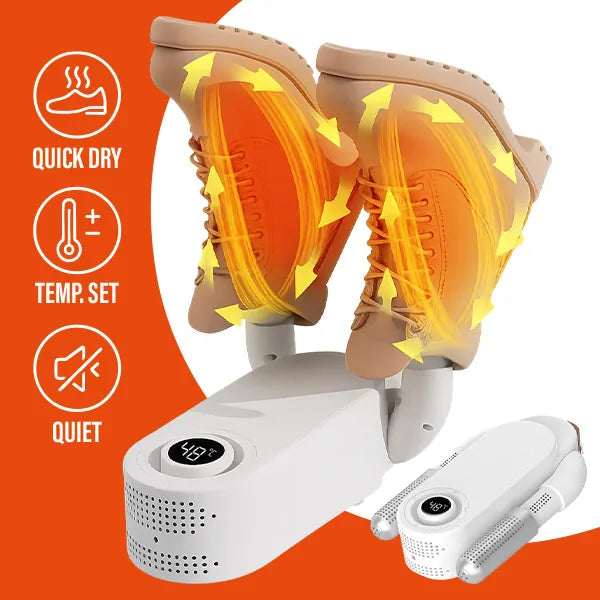 Shoe Dryer &amp; Boot Warmer with Timer – Odorless, Quiet Drying