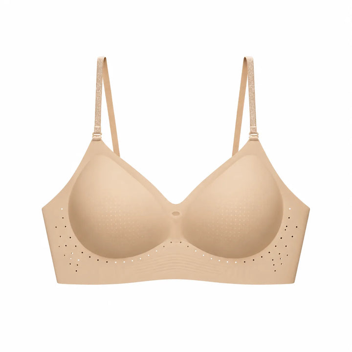Deep V Wireless Backless Bra — Seamless, Convertible Straps, S–XL