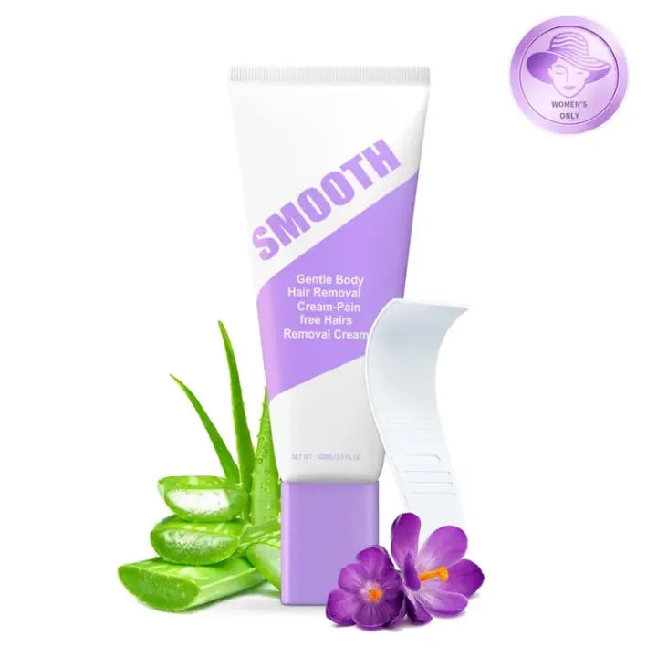 Gentle Pain-Free Hair Removal Mousse &amp; Cream for Smooth Body Skin
