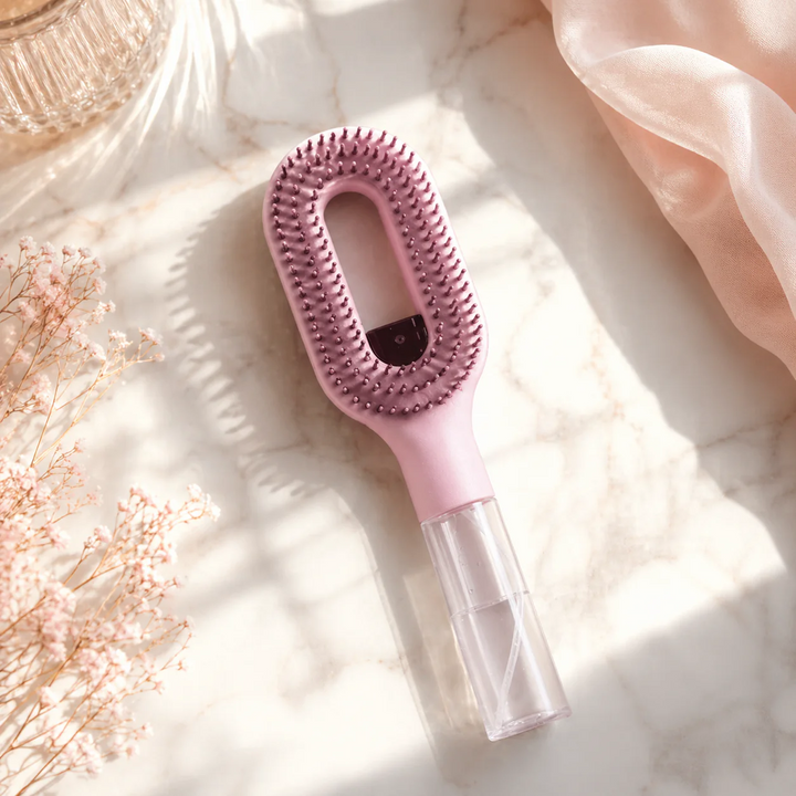 2-in-1 Spray Detangling Brush | Pain-Free Anti-Breakage