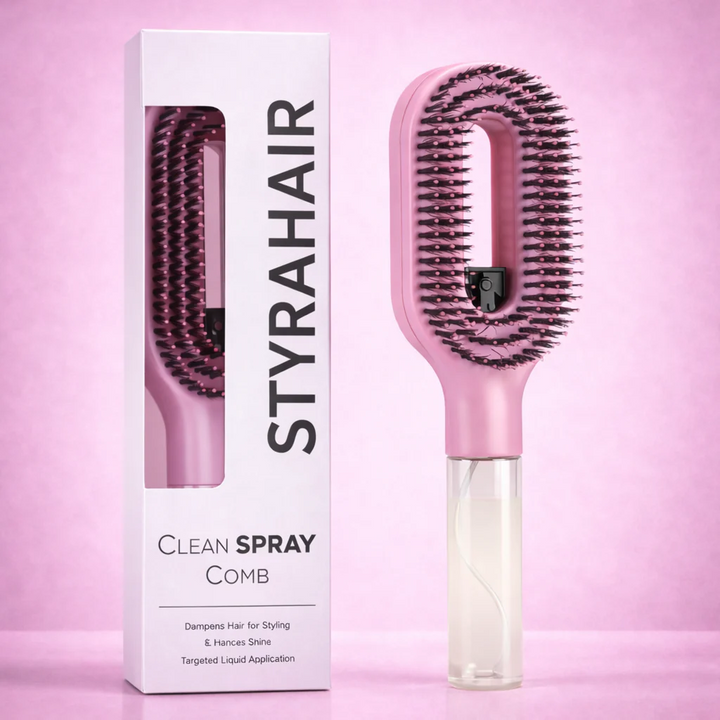 2-in-1 Spray Detangling Brush | Pain-Free Anti-Breakage