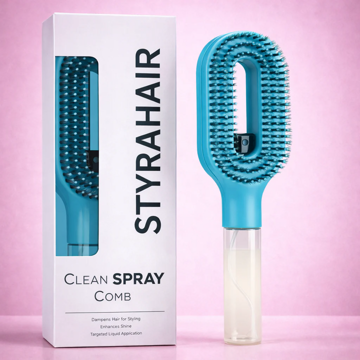 2-in-1 Spray Detangling Brush | Pain-Free Anti-Breakage