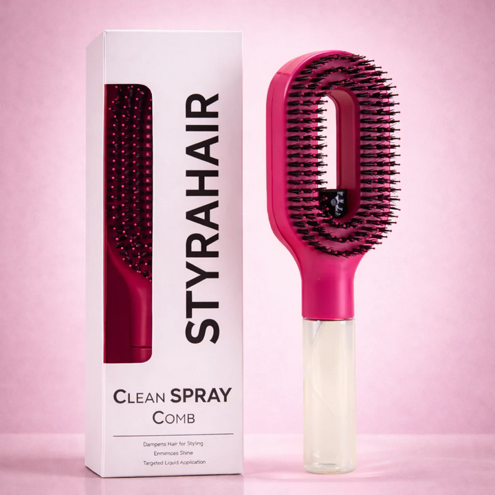 2-in-1 Spray Detangling Brush | Pain-Free Anti-Breakage