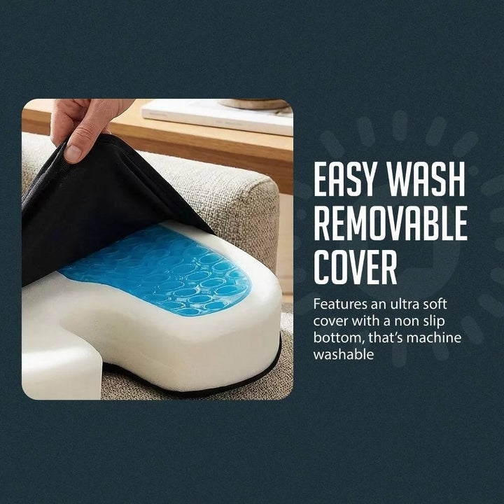 Best Gel Memory Foam Seat Cushion for Tailbone &amp; Sciatica Pain Relief