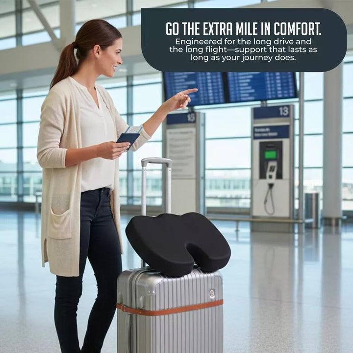 Best Gel Memory Foam Seat Cushion for Tailbone &amp; Sciatica Pain Relief