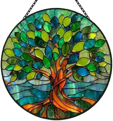 Lady of Guadalupe Stained Glass Suncatcher - Velloraco