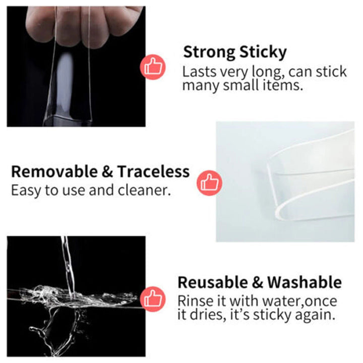 Nano - Grip Universal Tape: Heavy - Duty Multi - Purpose Removable Adhesive - Velloraco