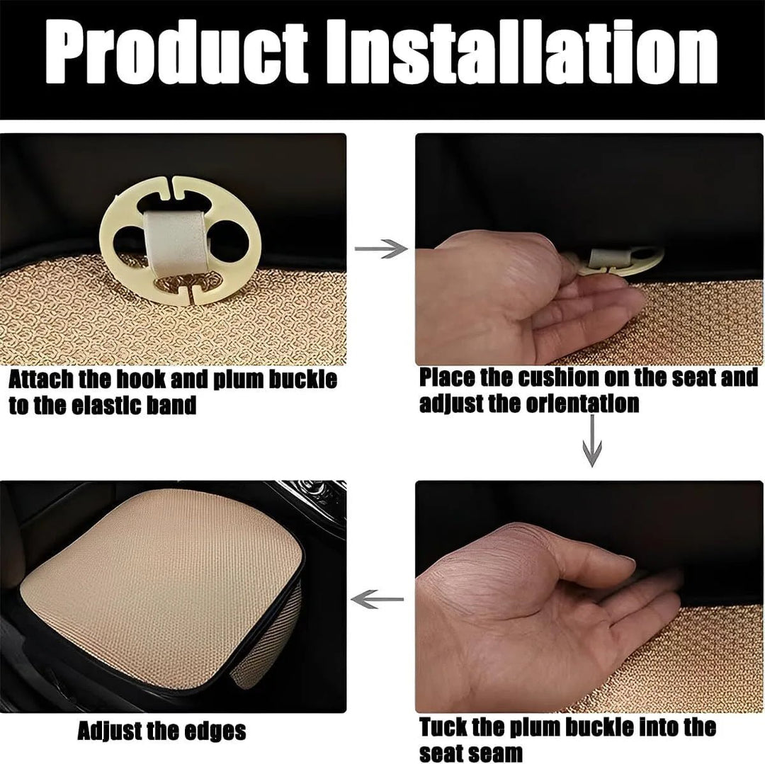 Non - slip car pillow made of ice silk, suitable for summer use - Velloraco