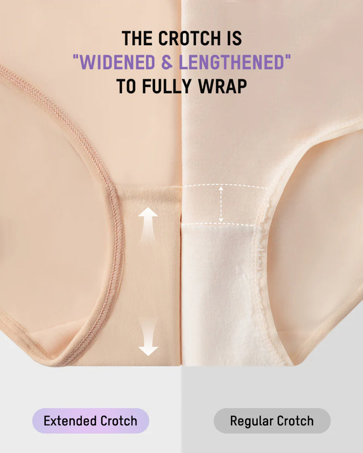 (Buy 1 Get 3)High-Waist Cross Tummy Control Panties – Plus-Size Friendly