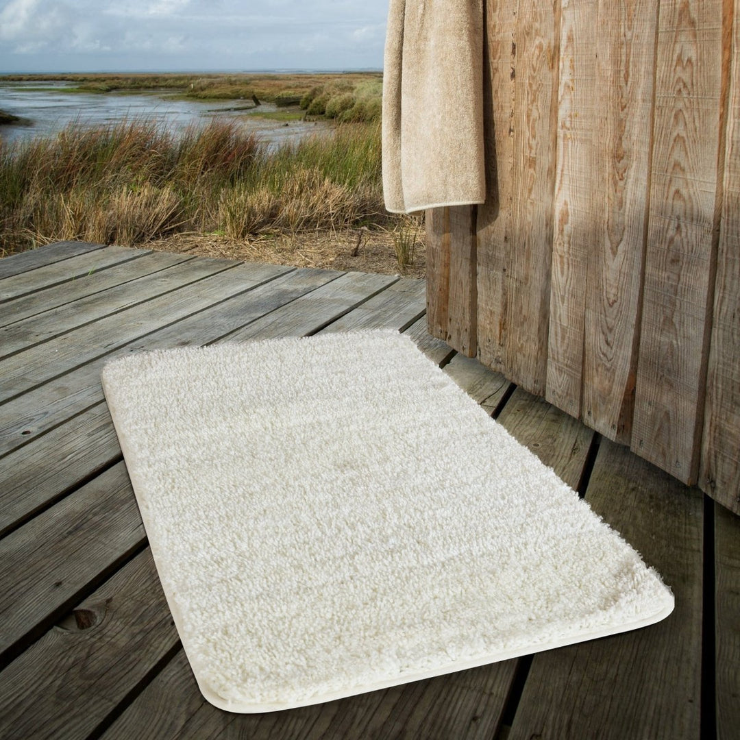 VeluSoft Plush Microfiber Bath Mat | Quick-Absorbing, Non-Slip Bathroom Rug for Comfort and Safety