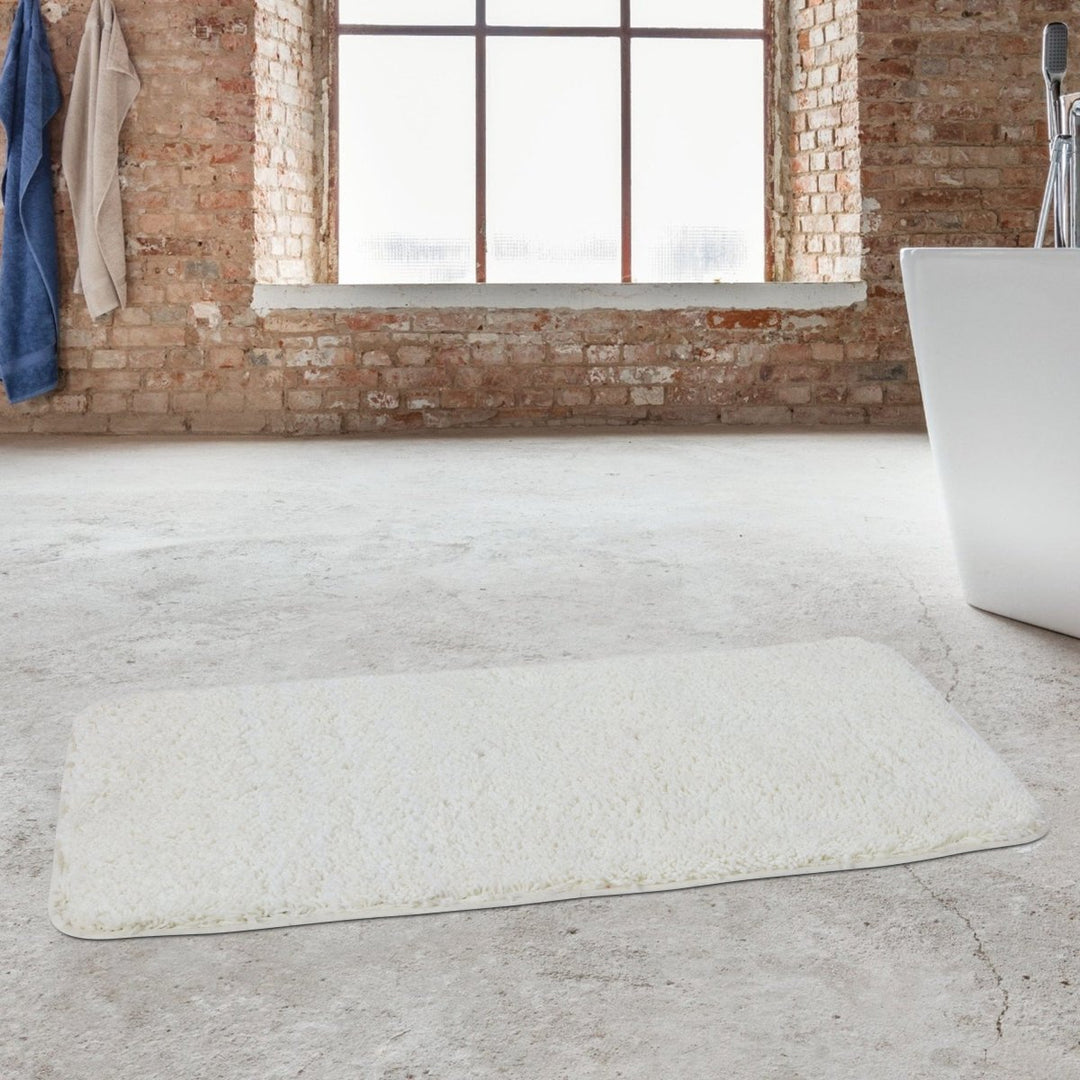 VeluSoft Plush Microfiber Bath Mat | Quick-Absorbing, Non-Slip Bathroom Rug for Comfort and Safety
