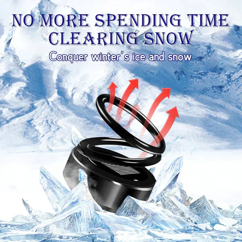 Portable Car Heater | Solar Rechargeable De - Icer | Fast Defrost Device for Cars &amp; Homes - Velloraco