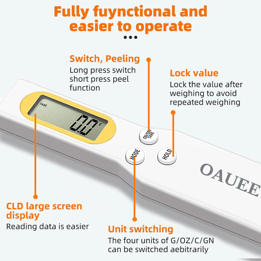 Precision Digital Scale Spoon - Velloraco