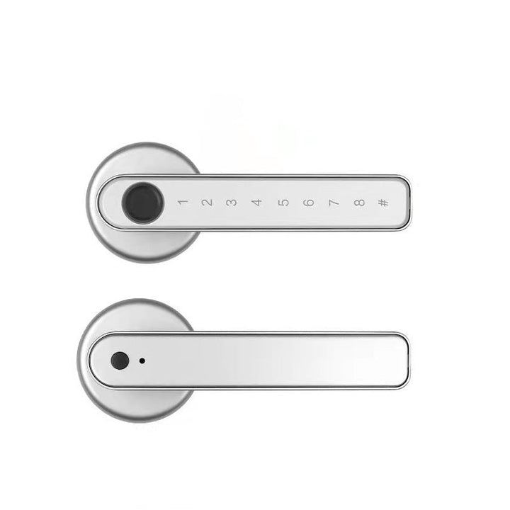 Fingerprint Smart door lock handle with Bluetooth APP control
