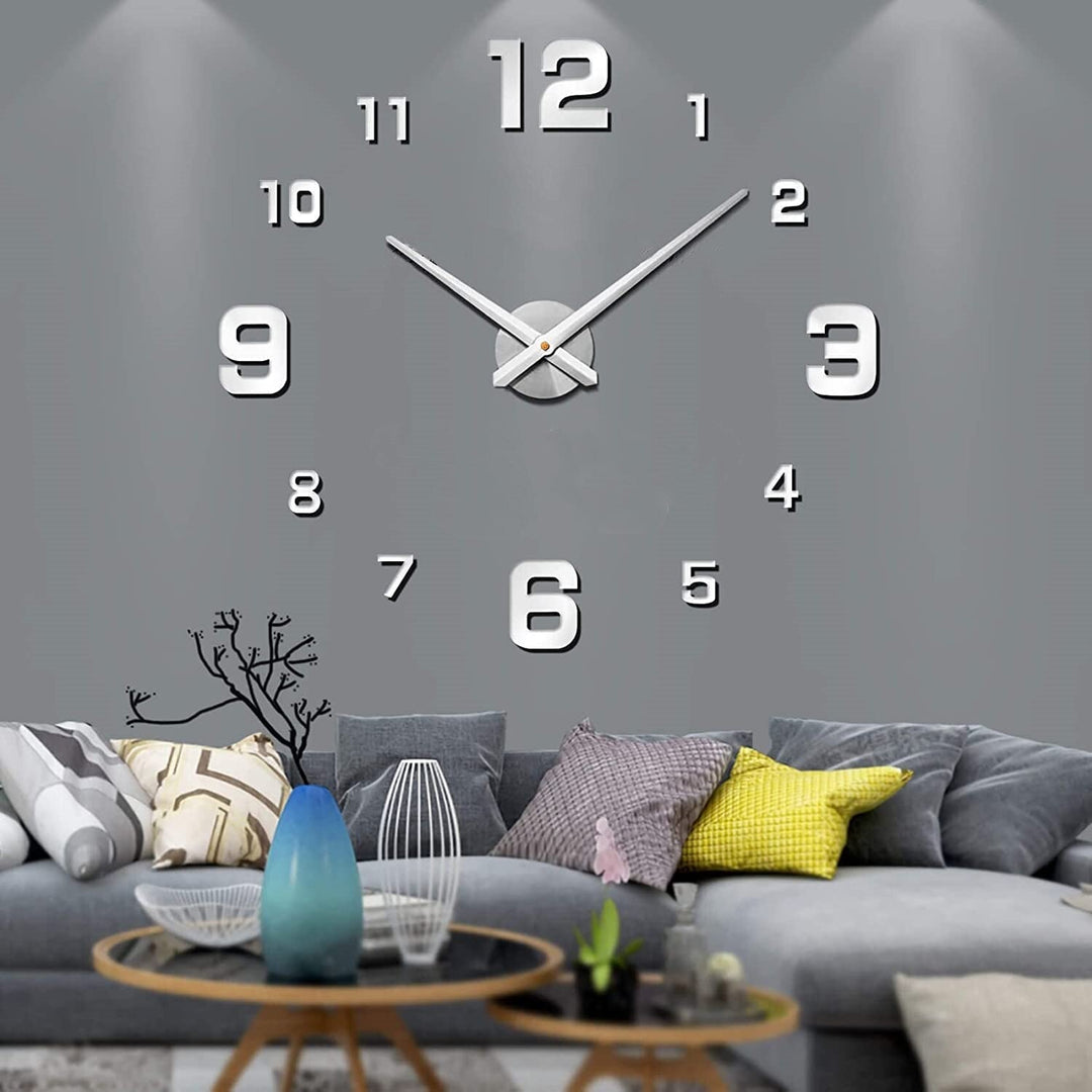 Unique Black Wall Clock | Innovative Design, Quartz Movement &amp; Ideal for Home Decor - Velloraco