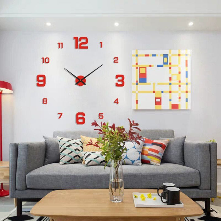 Unique Black Wall Clock | Innovative Design, Quartz Movement &amp; Ideal for Home Decor - Velloraco