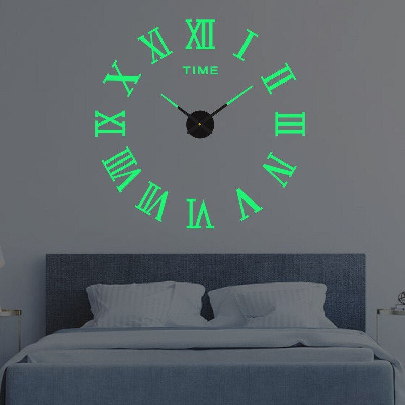 Unique Black Wall Clock | Innovative Design, Quartz Movement &amp; Ideal for Home Decor - Velloraco