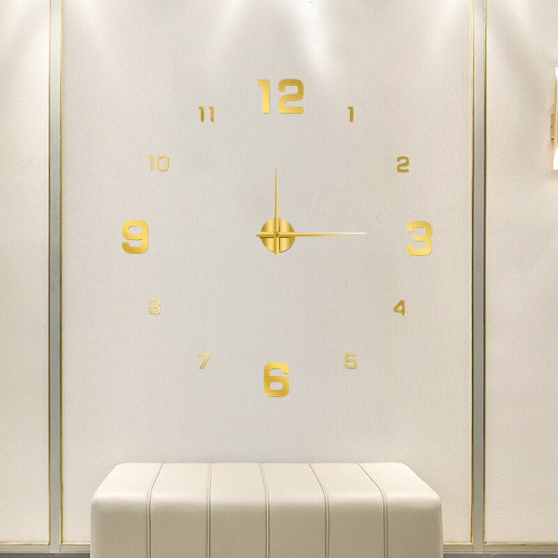 Unique Black Wall Clock | Innovative Design, Quartz Movement &amp; Ideal for Home Decor - Velloraco