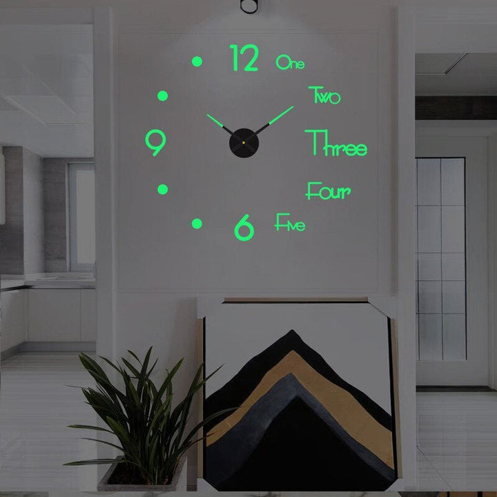 Unique Black Wall Clock | Innovative Design, Quartz Movement &amp; Ideal for Home Decor - Velloraco