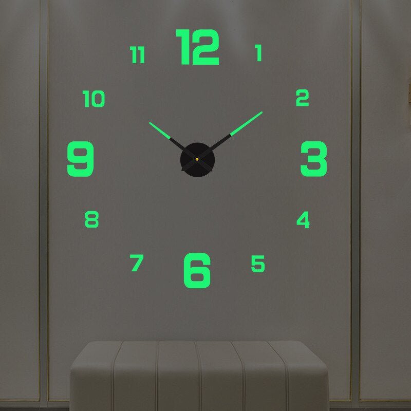 Unique Black Wall Clock | Innovative Design, Quartz Movement &amp; Ideal for Home Decor - Velloraco