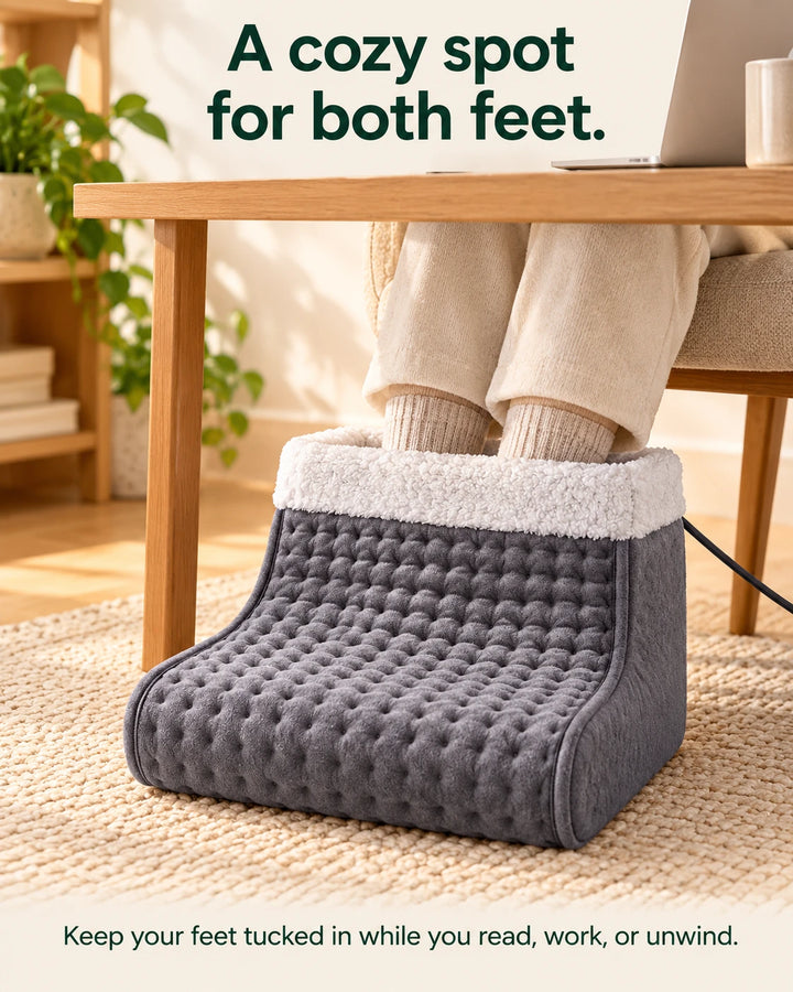Quilted Electric Foot Warmer — US Plug 02-comfort