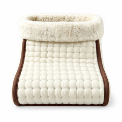 Quilted Electric Foot Warmer — US Plug — variant-ivory